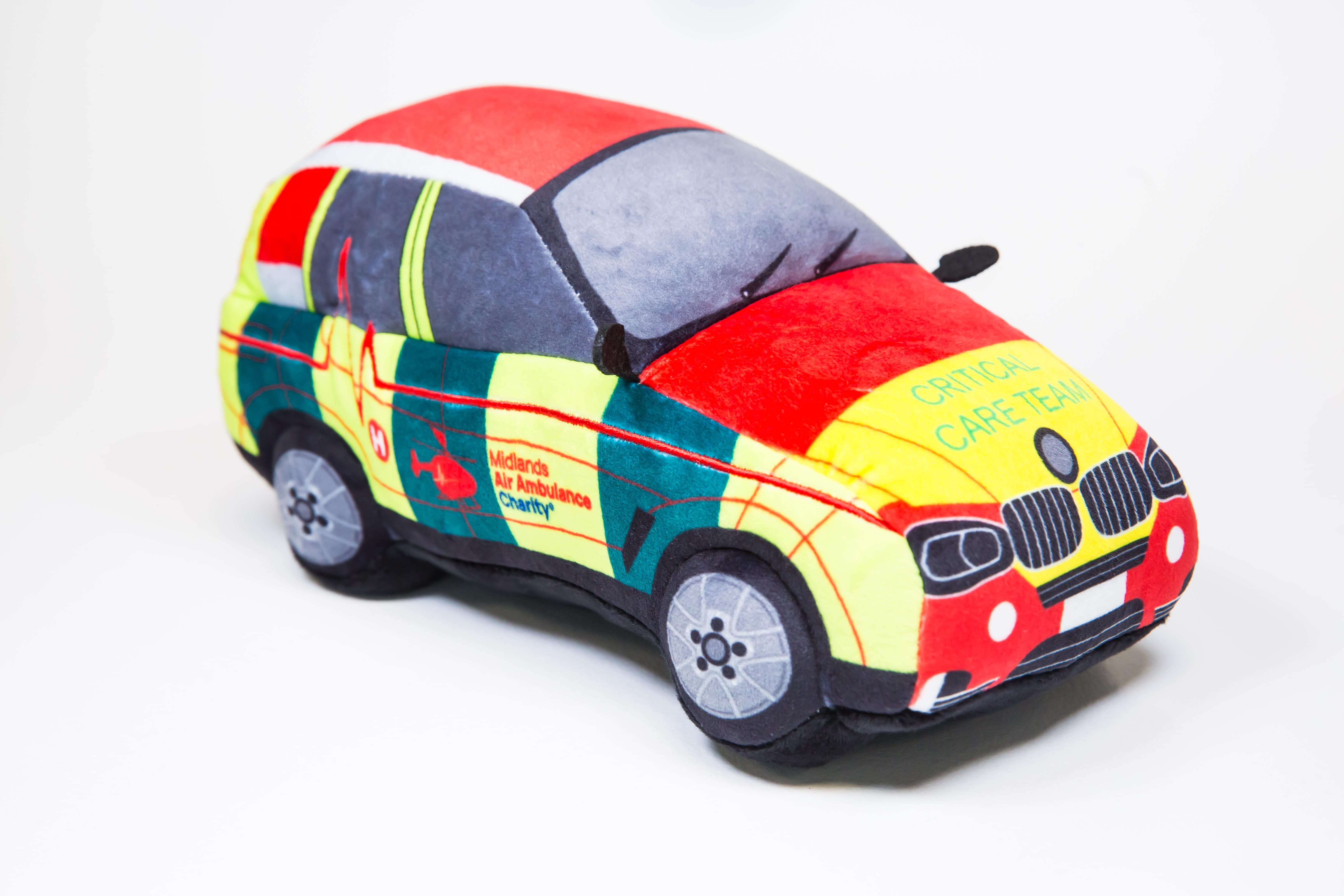 Plush Toy Critical Care Car Midlands Air Ambulance Charity