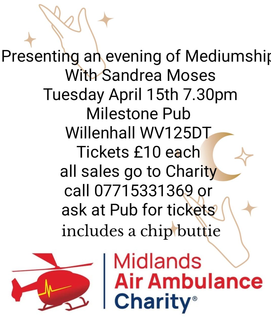 A night of Mediumship with Sandrea Moses